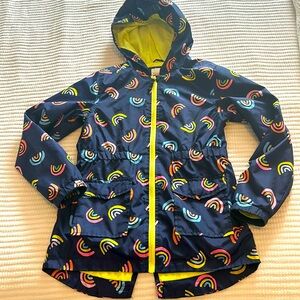 Adorable lined Fall jacket rainbows size 7/8